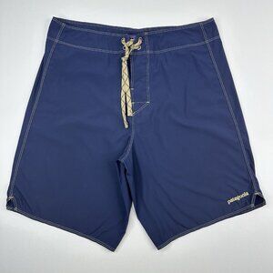 Patagonia Men's Navy Blue Resortwear Swim Trunk Boardshort W30-31/L9
